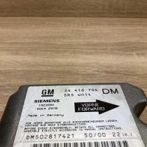 24416704 5WK42978  Airbag control unit/module Opel Zafira A