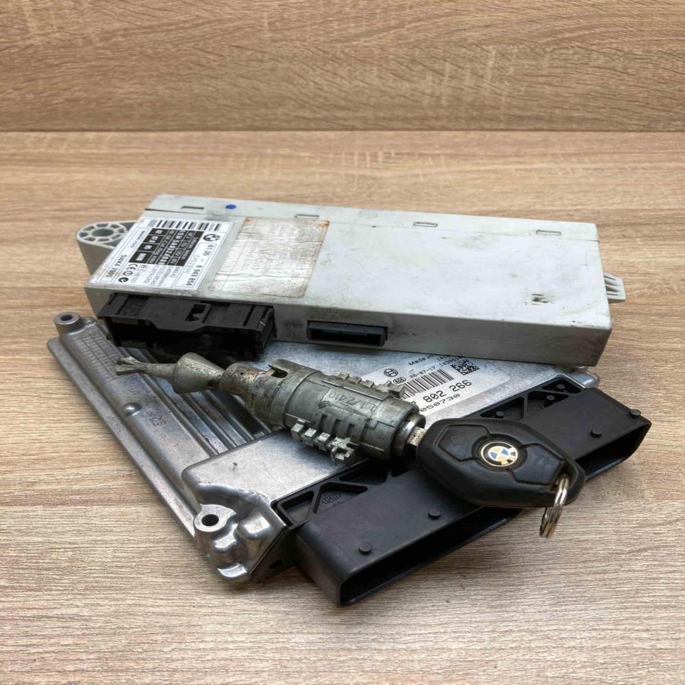 7802266 6943854  Engine ECU kit and lock set BMW 5 E60 E61