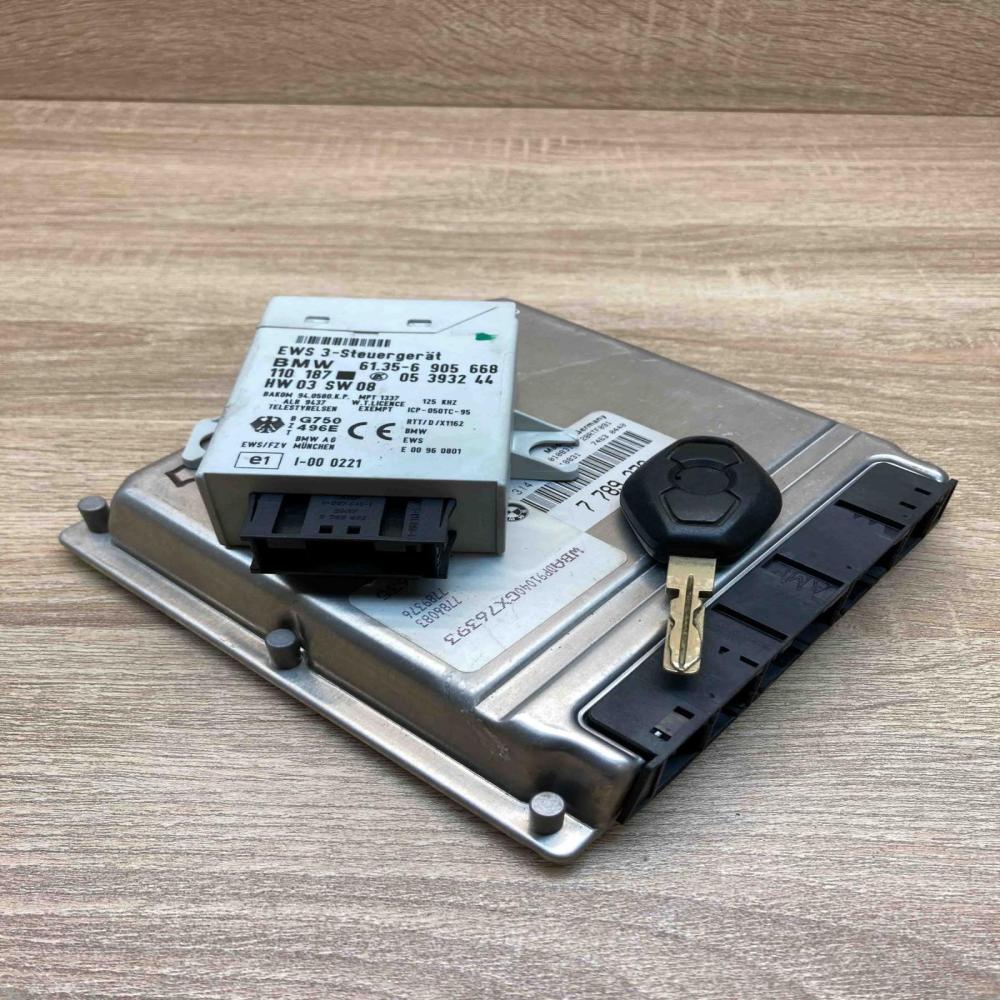 7789376 6905668 8382327 Engine ECU kit and lock set BMW 5 E39