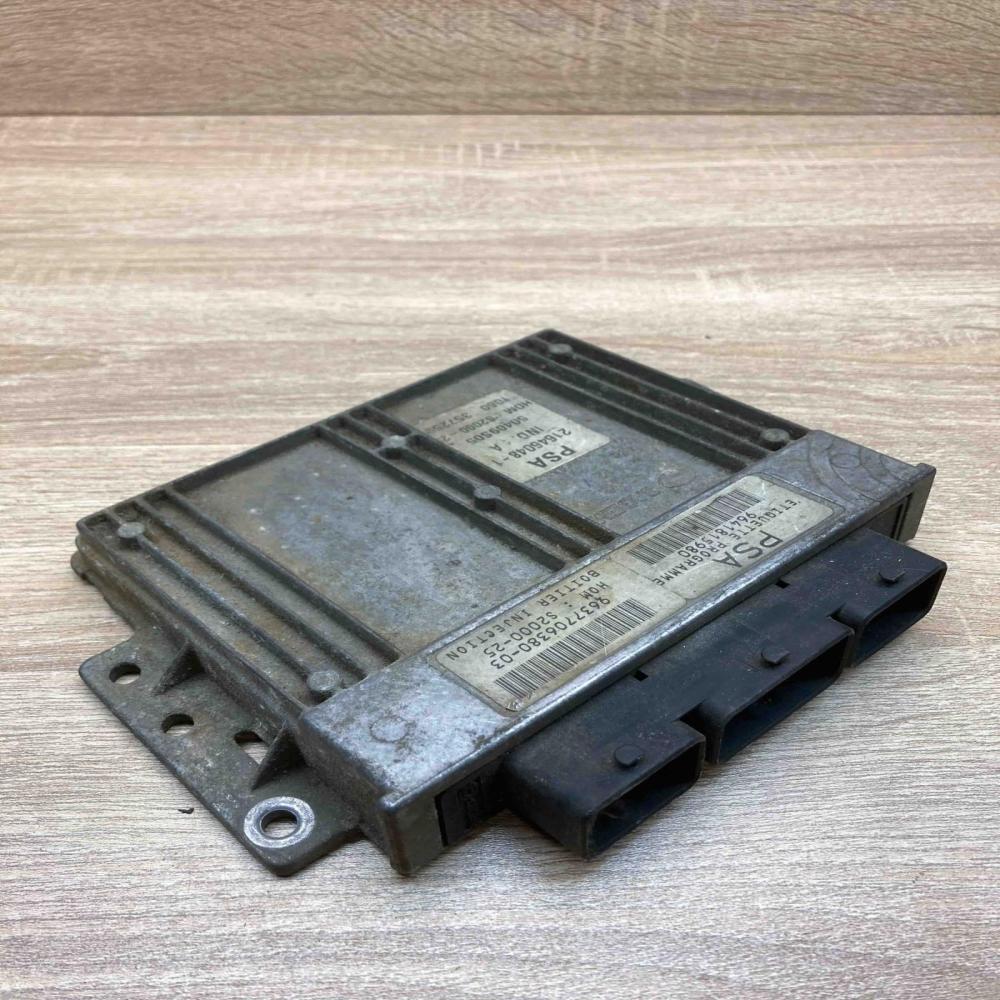 9637706380 9641815980  Engine control unit/module ECU Peugeot 206