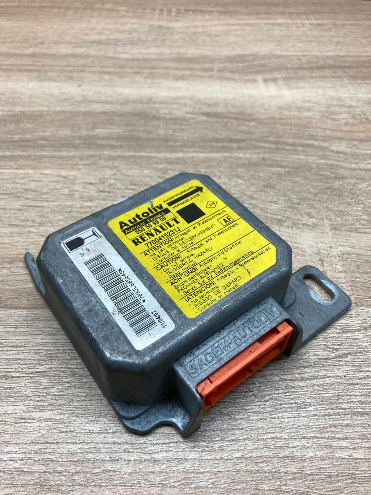 550509900 7700415231J  Airbag control unit/module Renault Scenic I