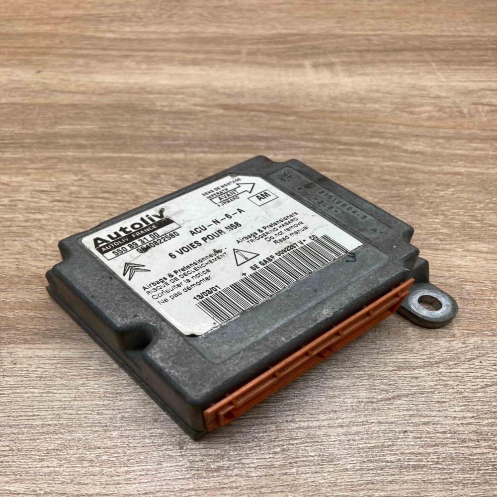 550893100 9640822580 Safety Airbag control unit/module Citroen Xsara Picasso
