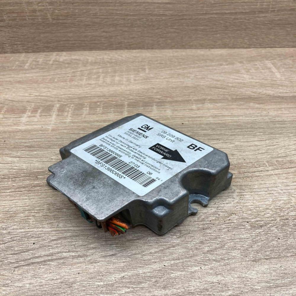 09229302 330518650 Main Airbag control unit/module Opel Astra G