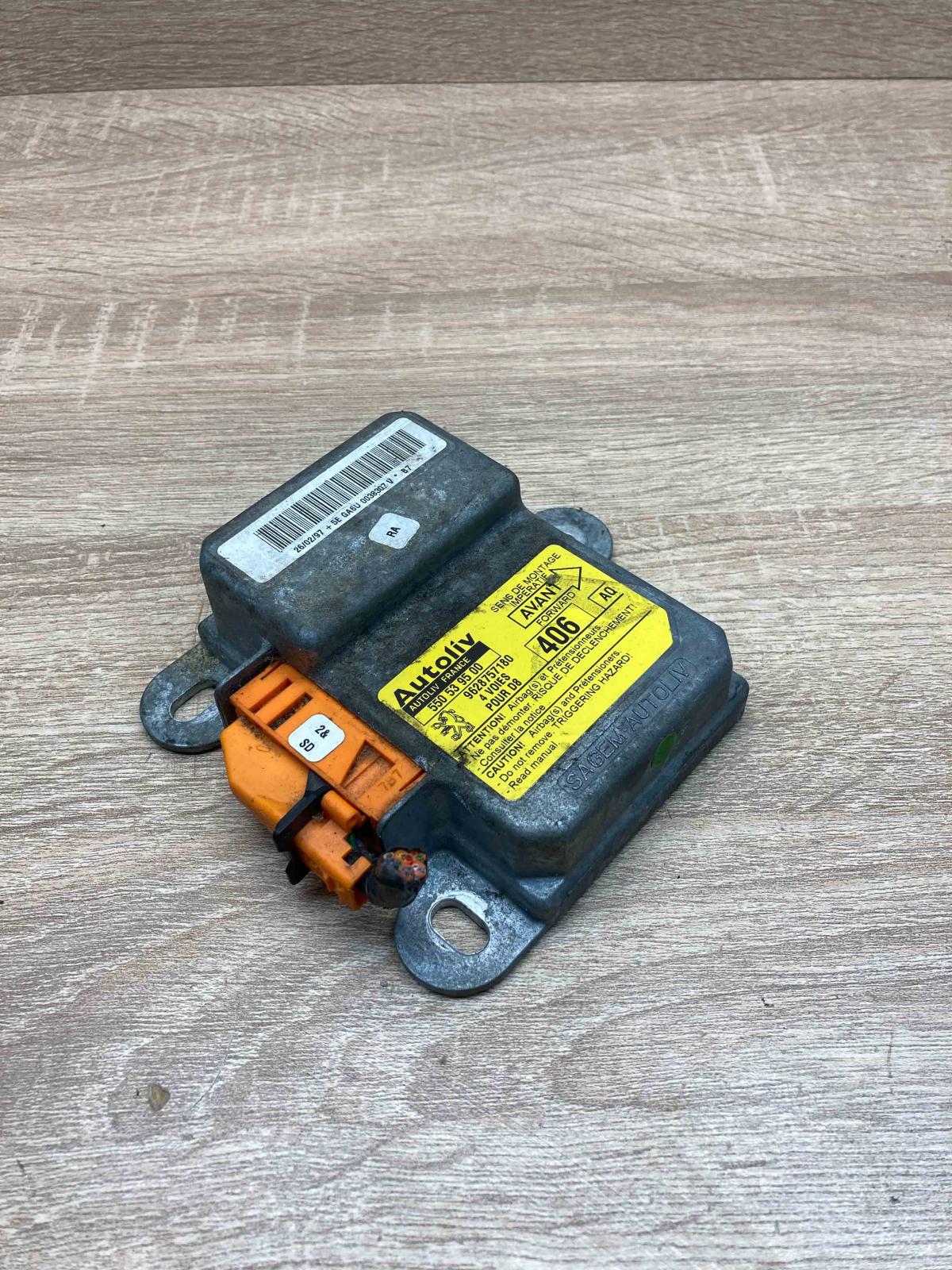550539500 9628757180 used Airbag control unit/module Peugeot 406