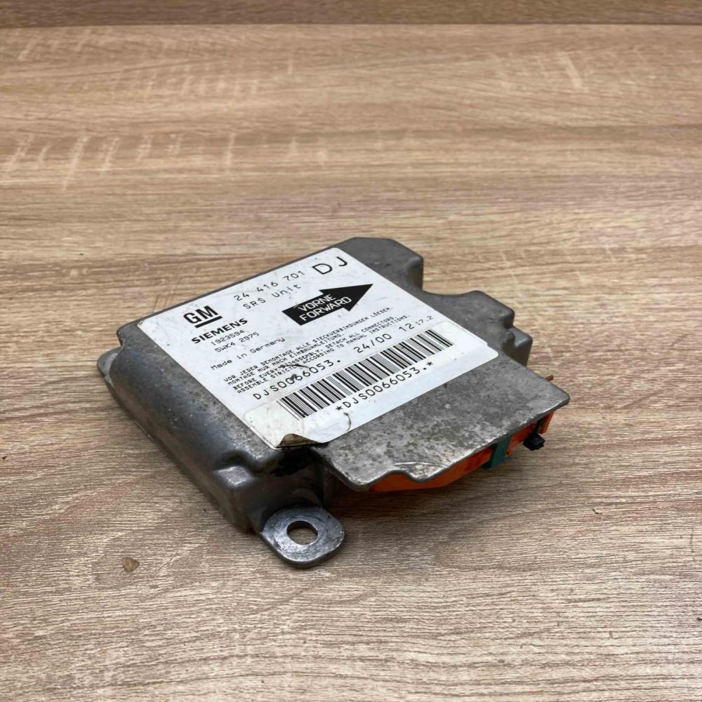 24416701 1923594 Main Airbag control unit/module Opel Vectra B