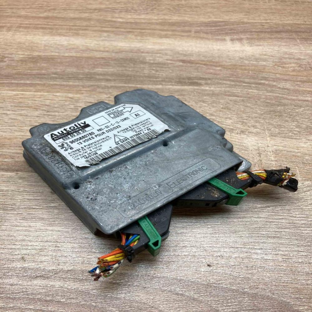 603602600 9655880780  Airbag control unit/module Peugeot 407