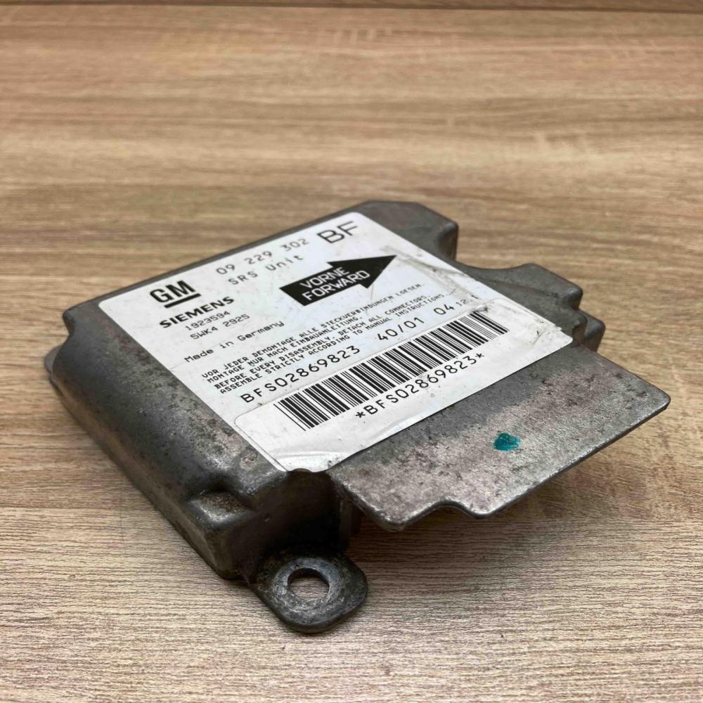 09229302 5WK42925  Airbag control unit/module Opel Astra G