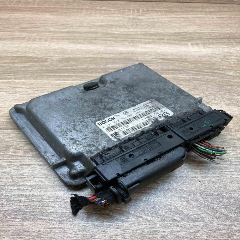 24417167 0281010267 With Plug Engine control unit/module ECU Opel Astra G
