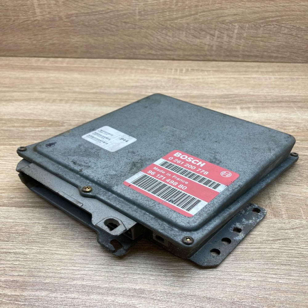 9617149880 0261200778 Used Engine control unit/module ECU Peugeot 206