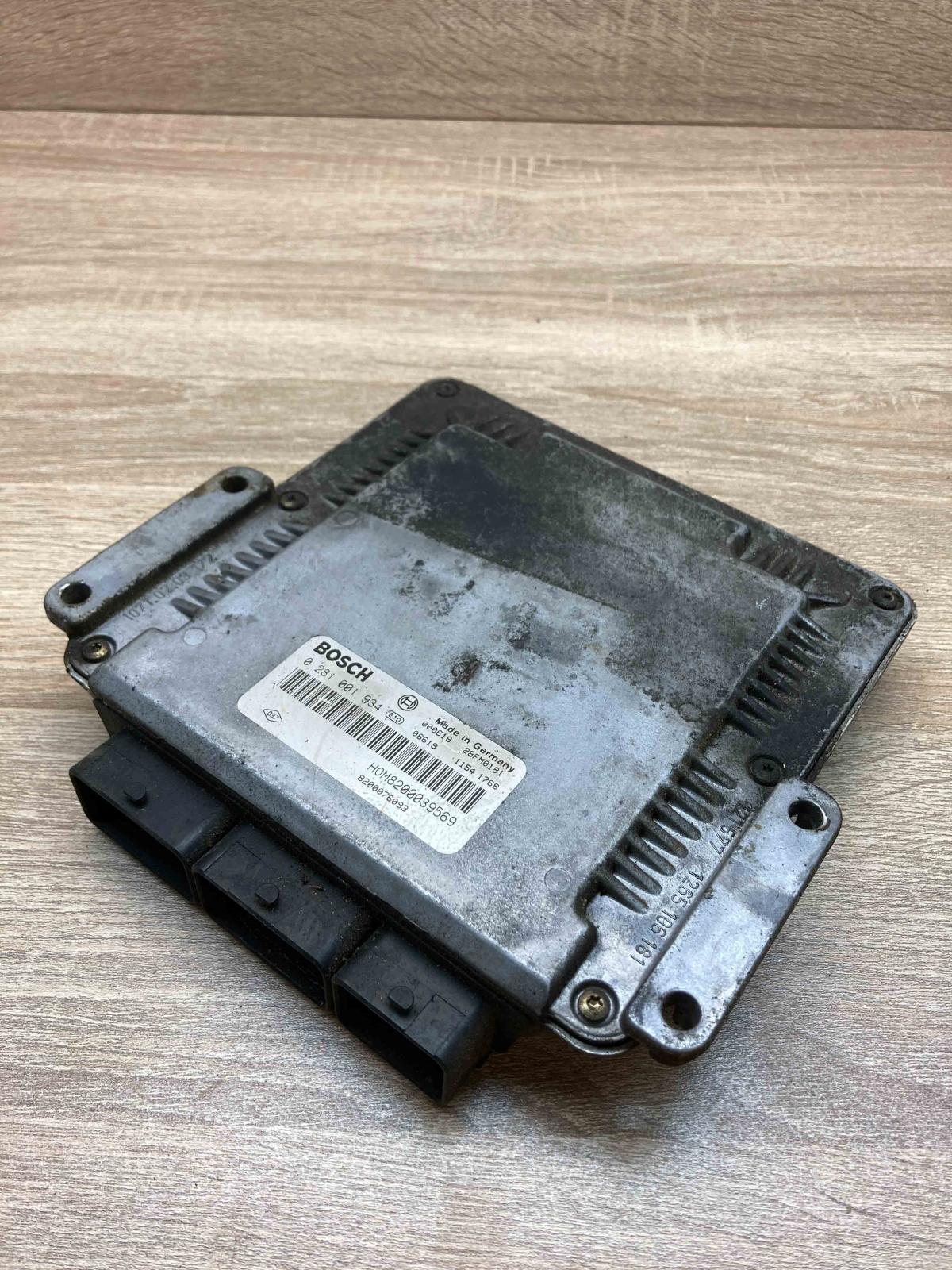 HOM8200039569 0281001934 Main Engine control unit/module ECU Renault Scenic I