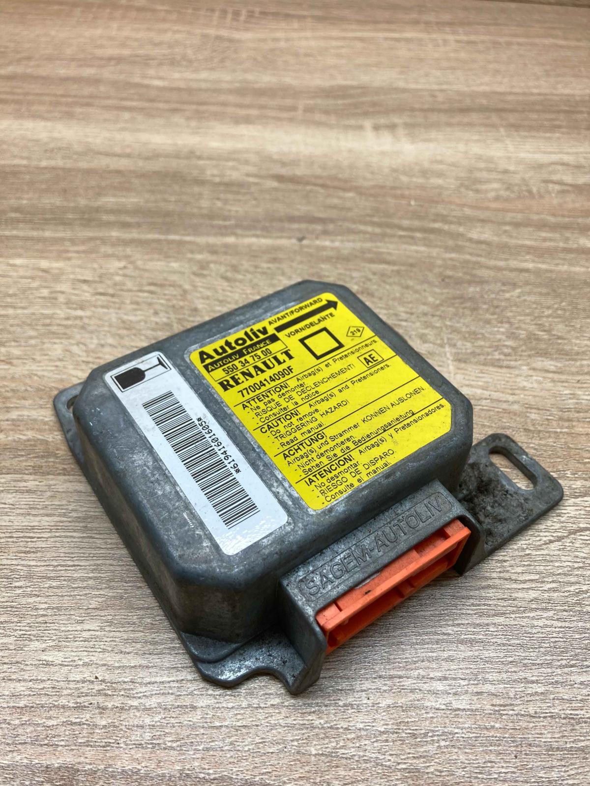 550347500 7700414090F  Airbag control unit/module Renault Megane I