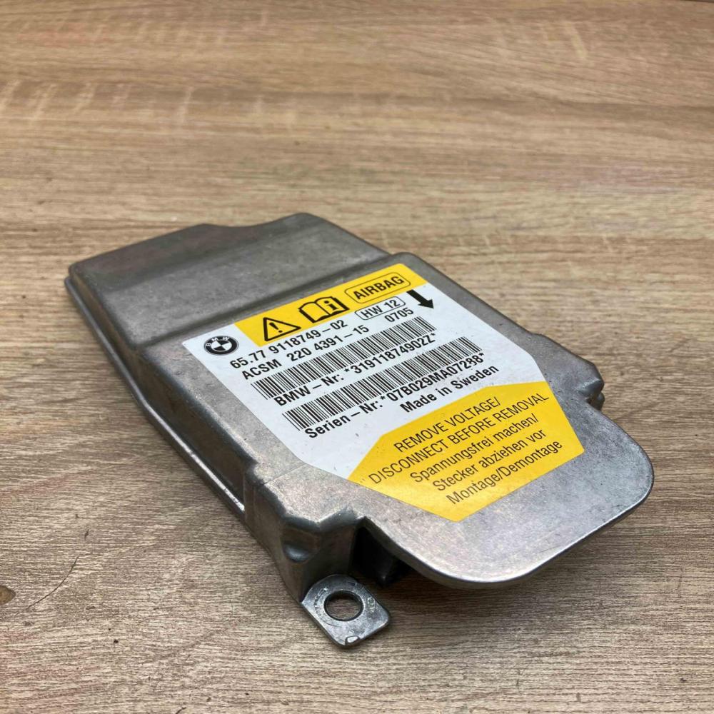 9118749 9118749 02  Airbag control unit/module BMW 5 E60 E61