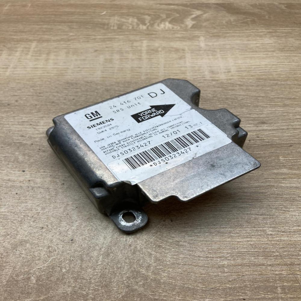 24416701 5WK42975 DJ Airbag control unit/module Opel Vectra B