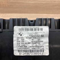 9187038 9187038 01 LHD Speedometer (instrument cluster) BMW 1 E81 E87