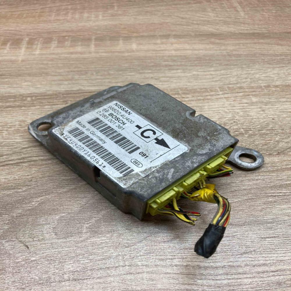 98820 4U400 0285001361 With Plug Airbag control unit/module Nissan Almera Tino