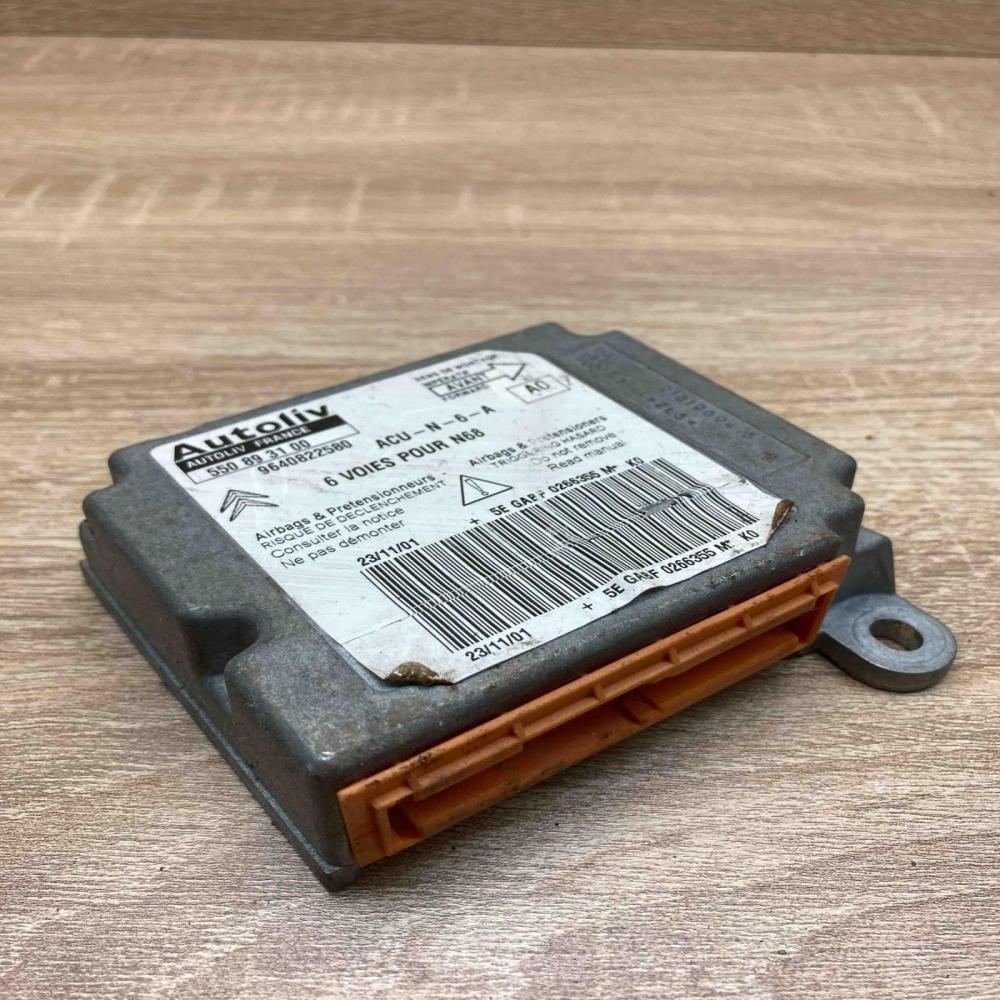 550893100 9640822580 Main Airbag control unit/module Citroen Xsara Picasso