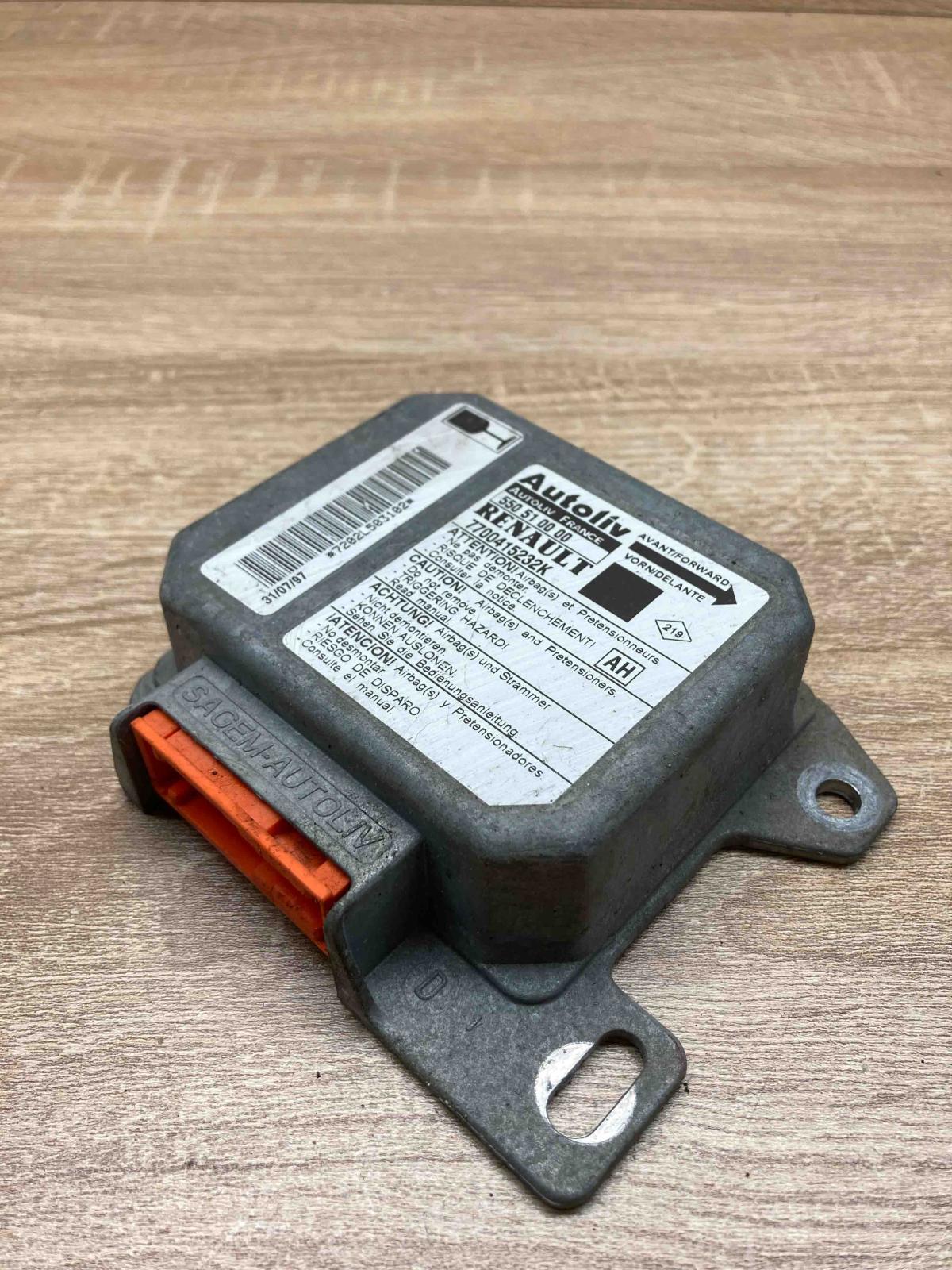 550510000 7700415232K  Airbag control unit/module Renault Scenic I