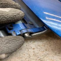 15321780 TOPASBLAU Right Side Rear door exterior handle BMW 5 E60 E61