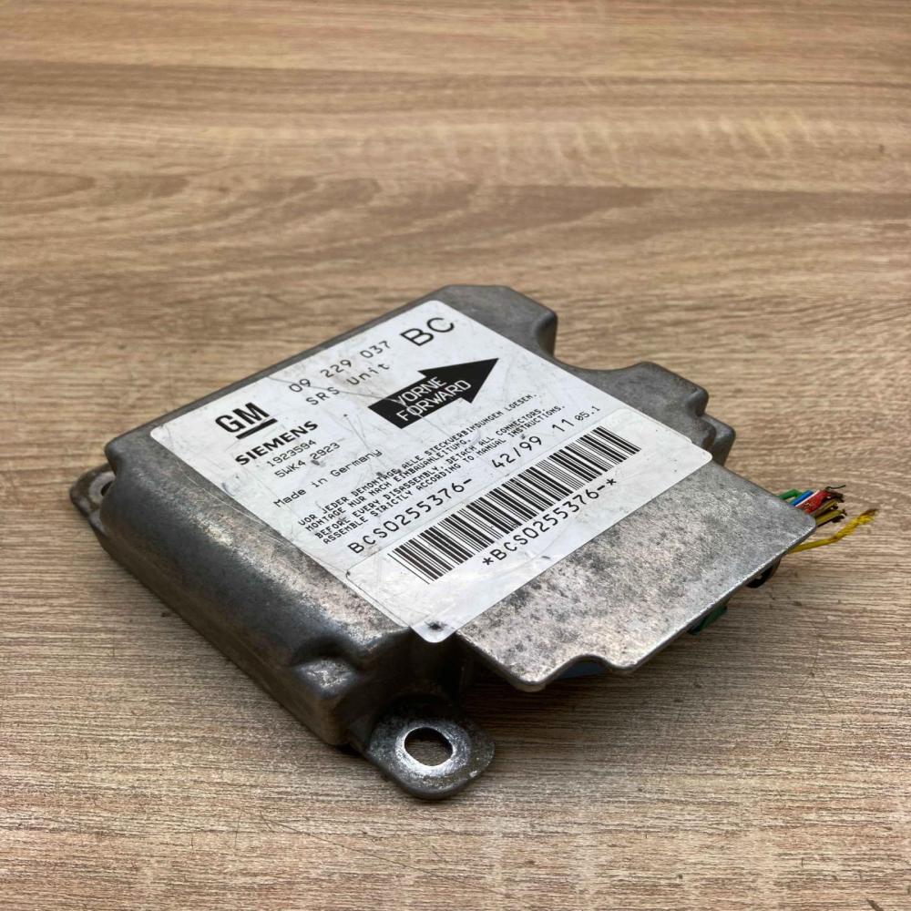 09229037 5WK42923 With Plug Airbag control unit/module Opel Vectra B
