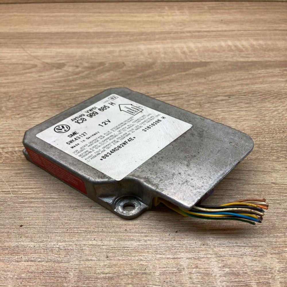 1C0909605H 5WK43127 With Plug Airbag control unit/module Skoda Fabia Mk1 (6Y)