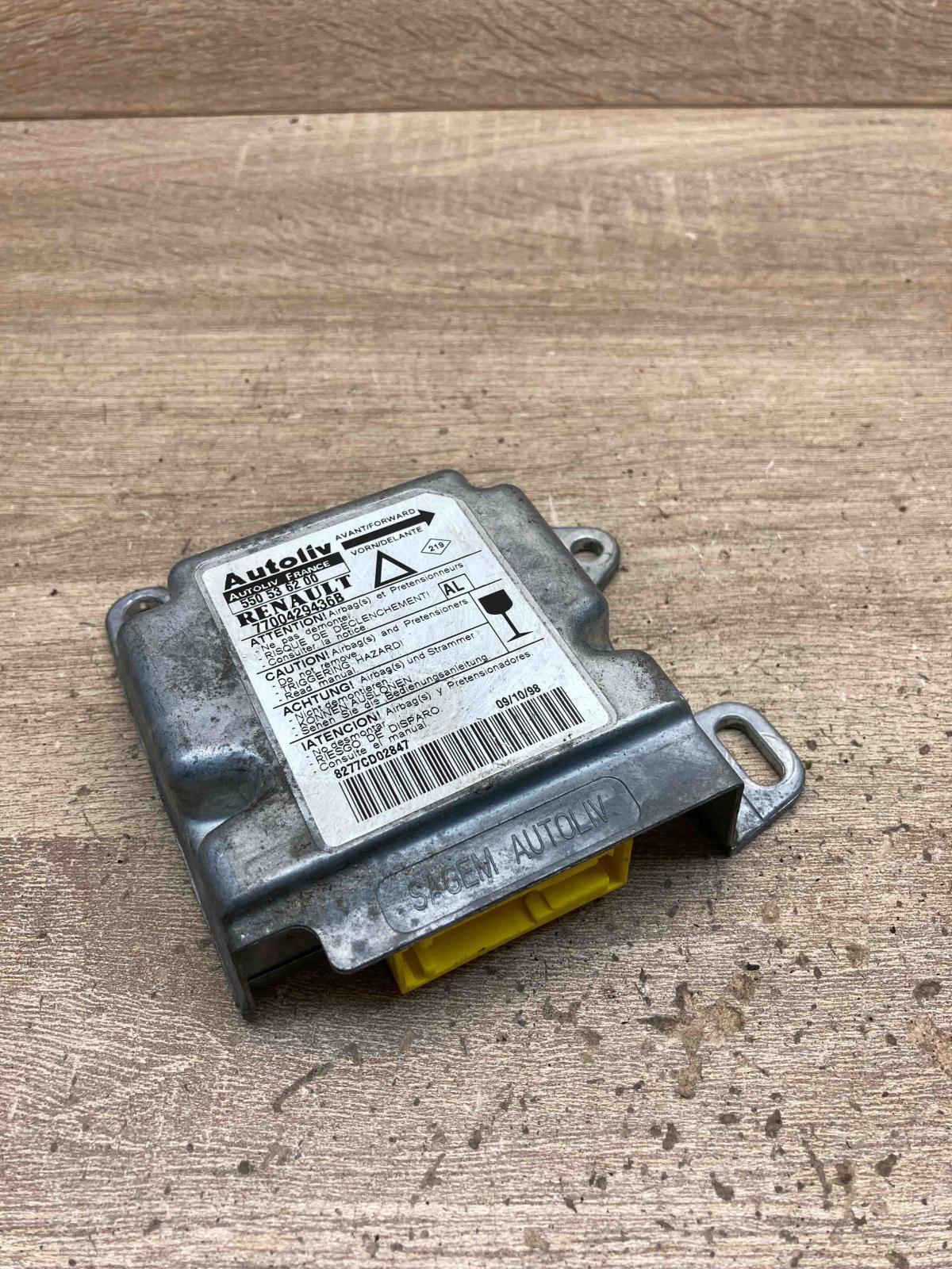 550536200 7700429436B  Airbag control unit/module Renault Laguna I