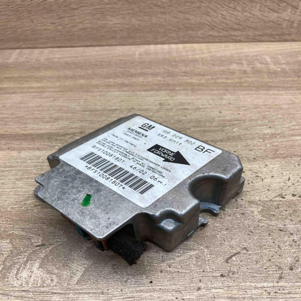 09229302 330518650 Main Airbag control unit/module Opel Astra G