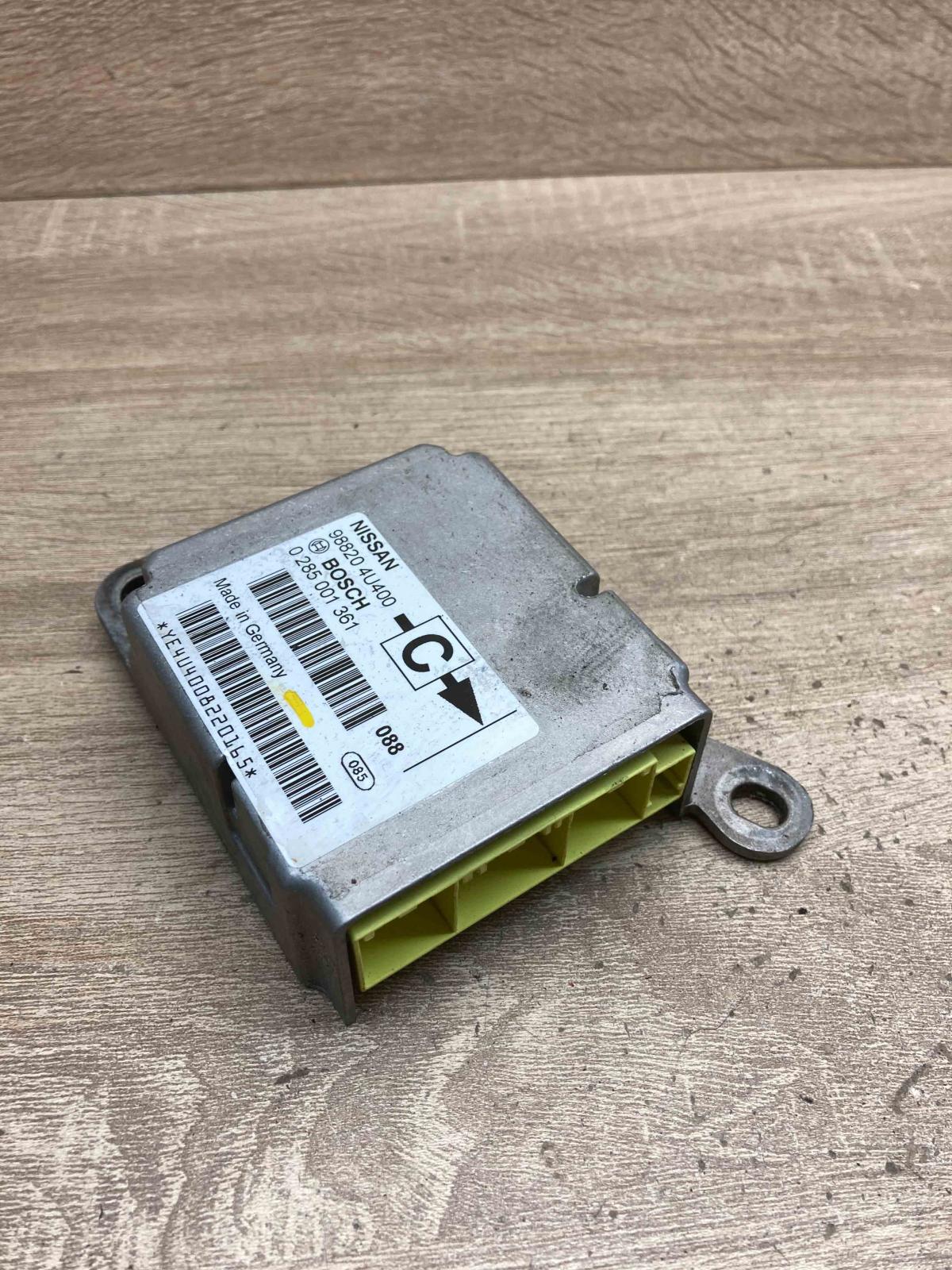 98820 4U400 0285001361 Used Airbag control unit/module Nissan Almera Tino