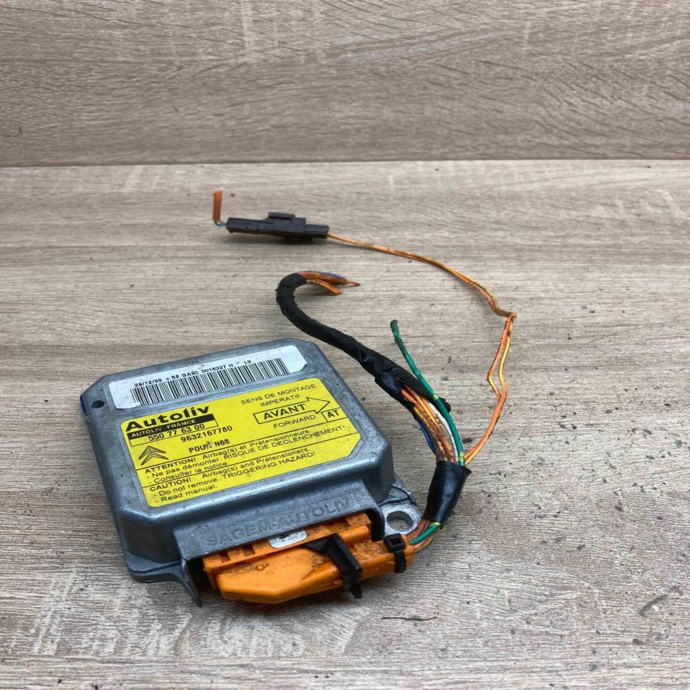 550776300 9632167780  Airbag control unit/module Citroen Xsara Picasso