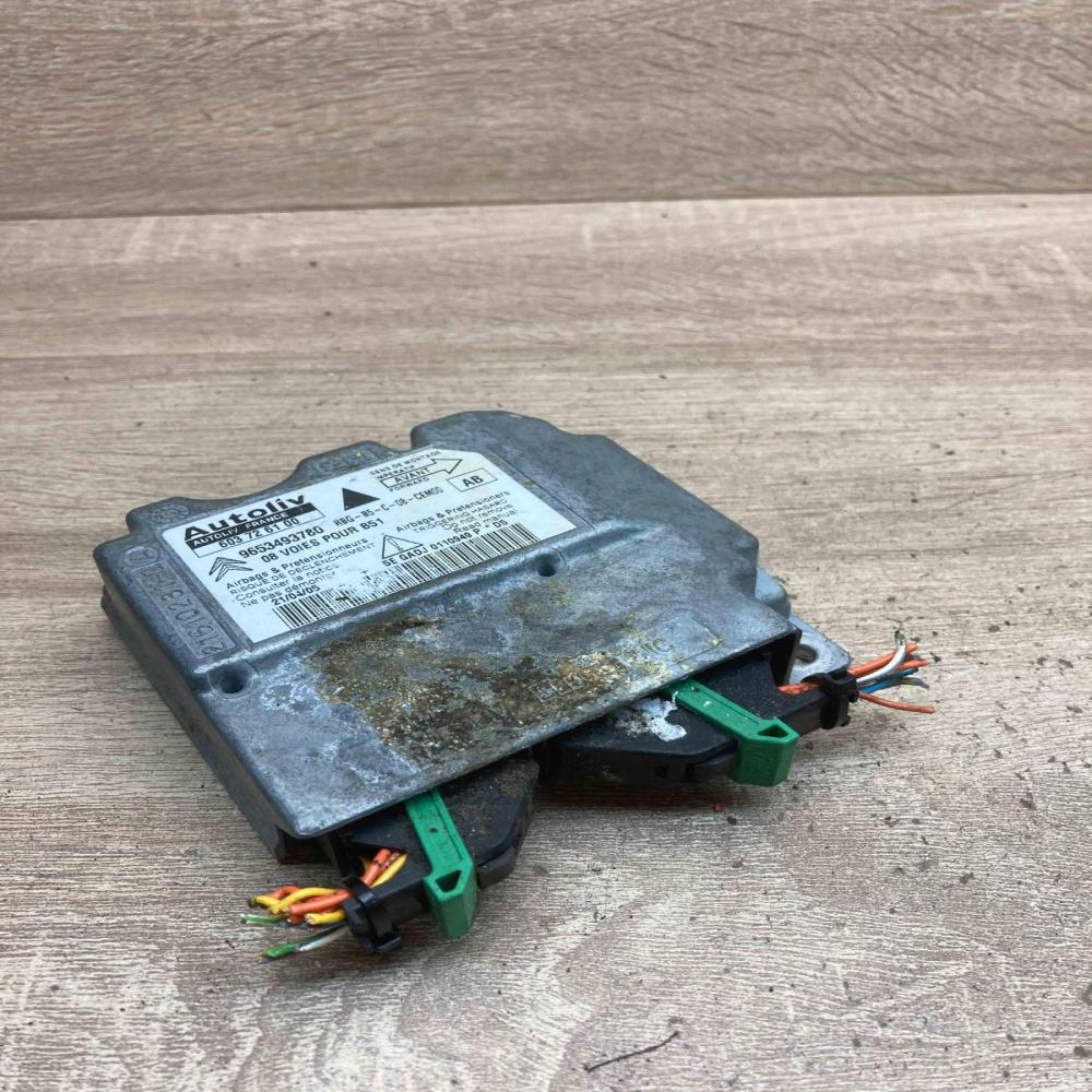 603726100 9653493780  Airbag control unit/module Citroen C4 I