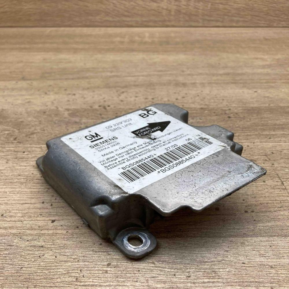 09229303 5WK42926 Used Airbag control unit/module Opel Zafira A