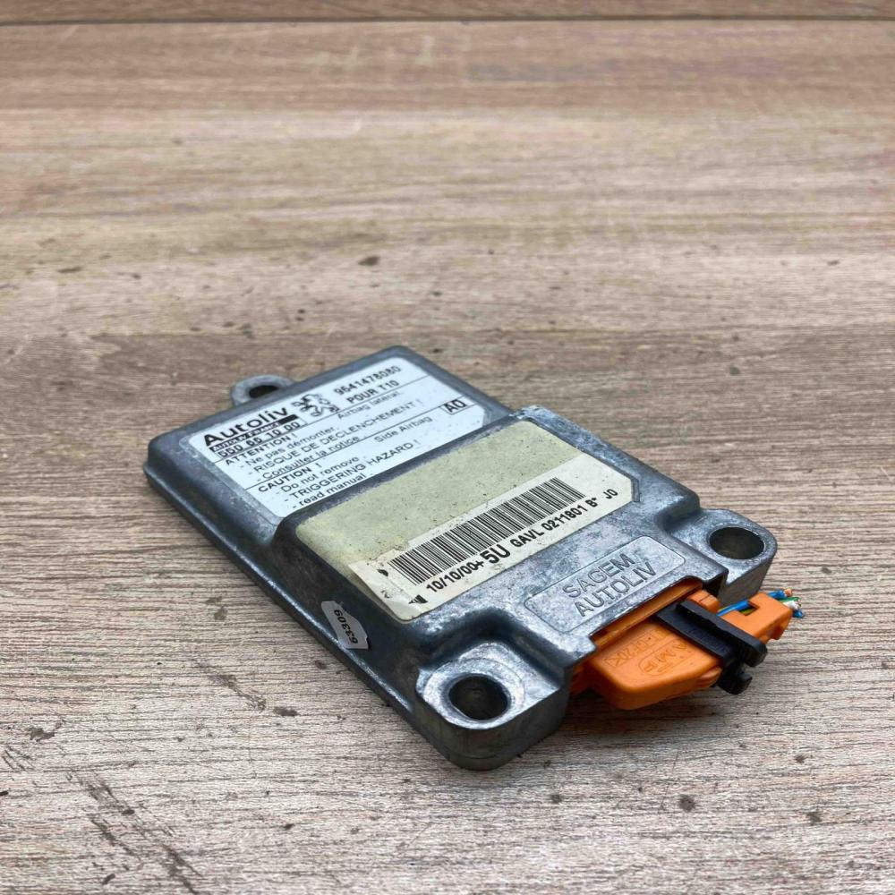 550661000 9641478080 With Plug Airbag control unit/module Peugeot 206