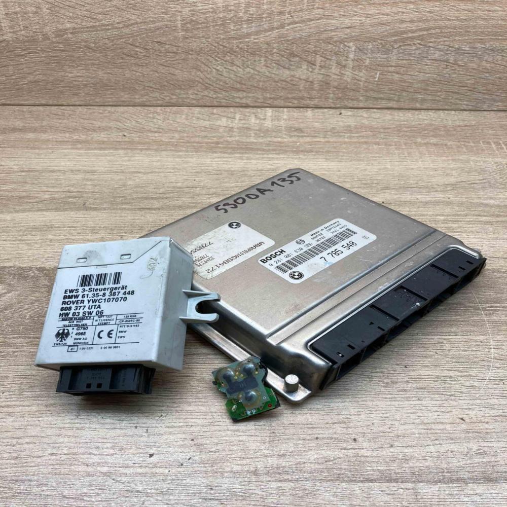 7785540 8387448 0281001830 Engine ECU kit and lock set BMW 5 E39