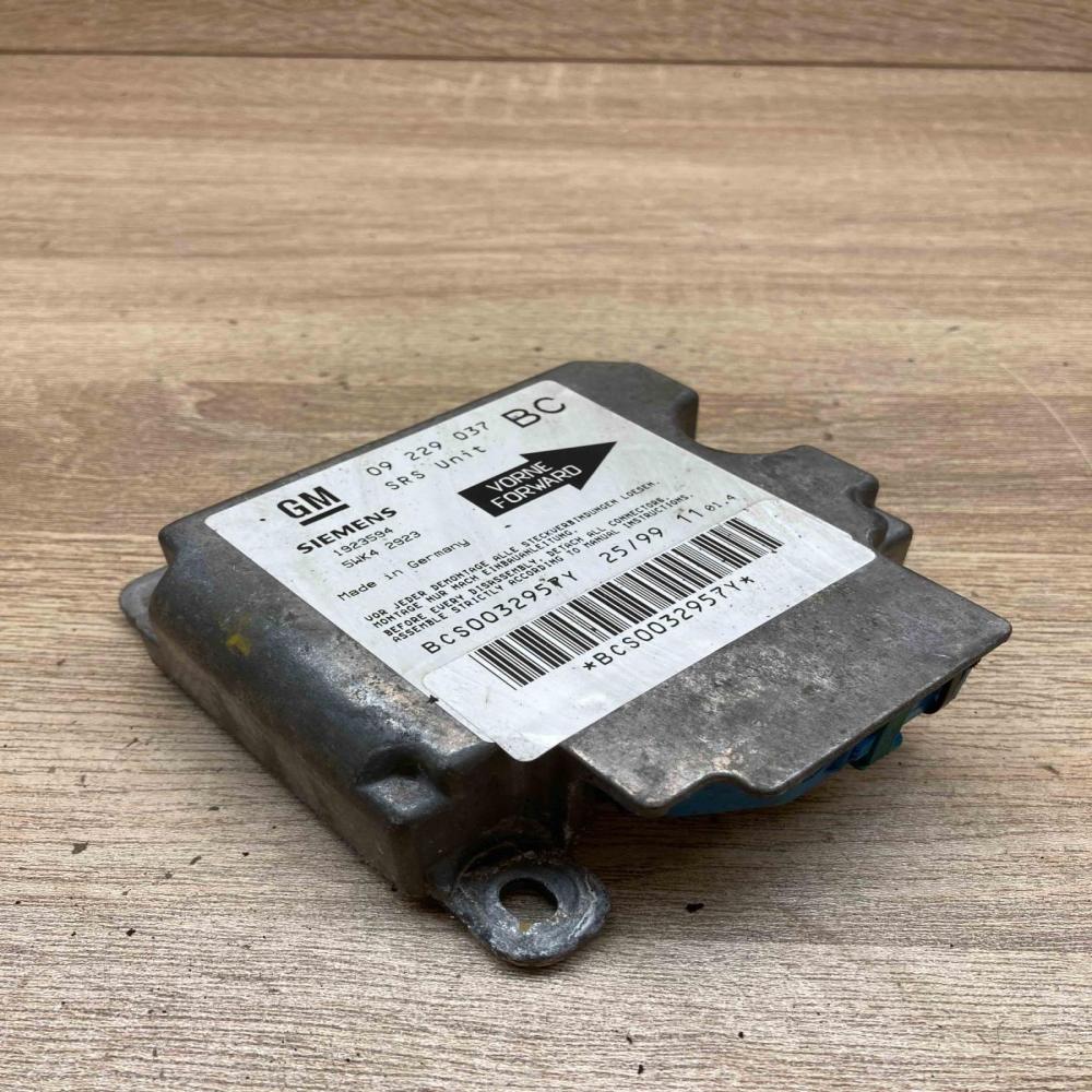 09229037 5WK42923 BC Airbag control unit/module Opel Astra G