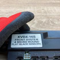 XVB4 16S  Front System 4 Micro Round Flat Black Sensors Parking PDC control unit
