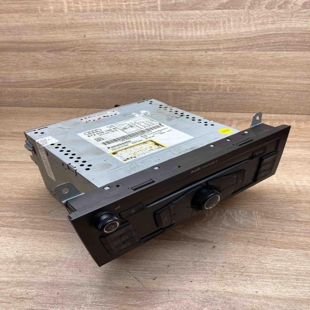 8T2035186B  Audi Concert Radio/CD/DVD/GPS head unit Audi A4 S4 B8 8K