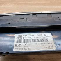 4E0820043B 4E0910043 5HB008480 02 Climate control unit Audi A8 S8 D3 4E