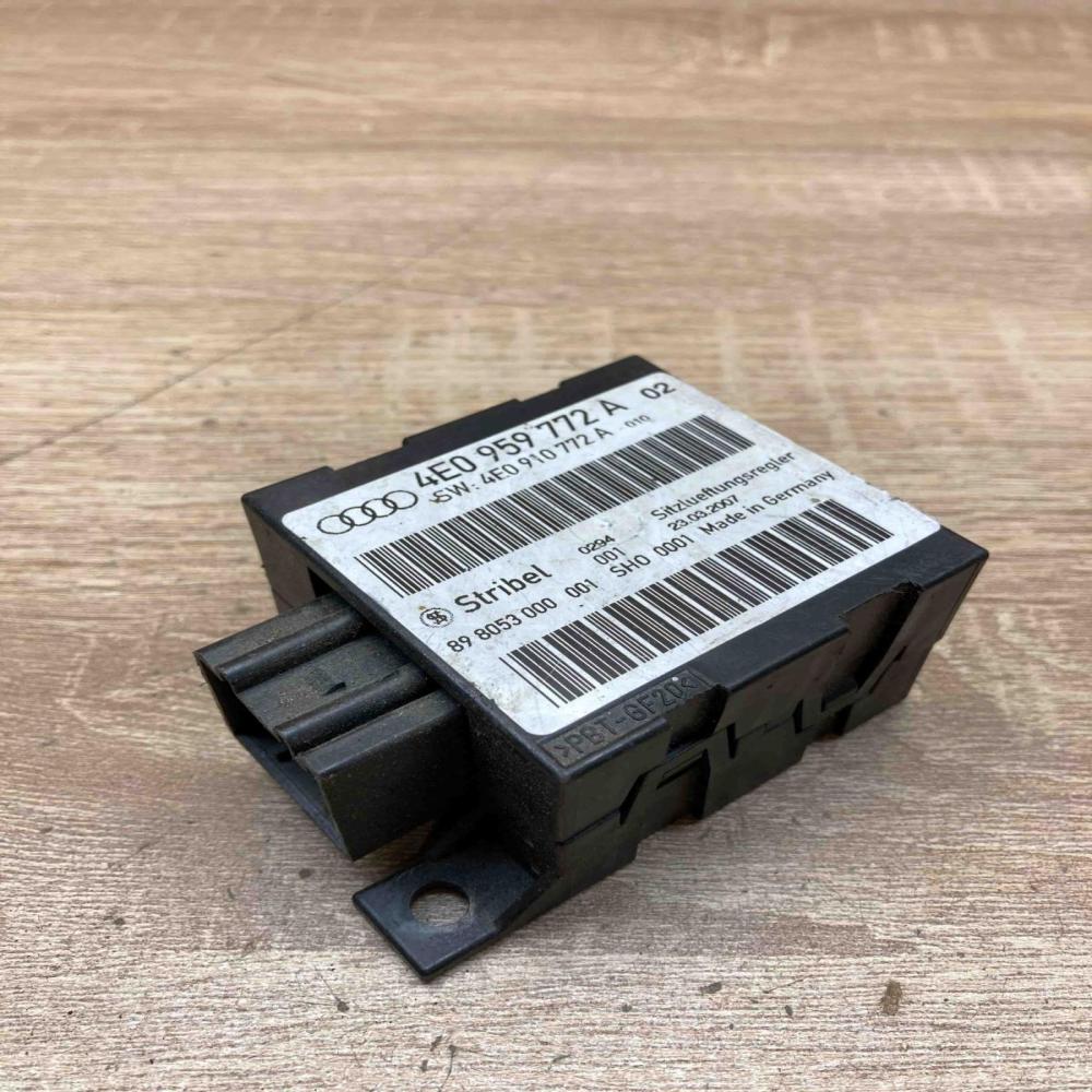 4E0959772A 4E0910772A Seat Ventilation Other control units/modules Audi A8 S8 D3