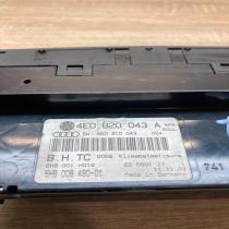 4E0820043A 4E0910043 5HB008480 01 Climate control unit Audi A8 S8 D3 4E