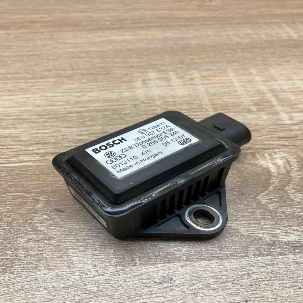 8E0907637A 0265005245  ESP acceleration yaw rate sensor Audi A4 S4 B6 8E 8H