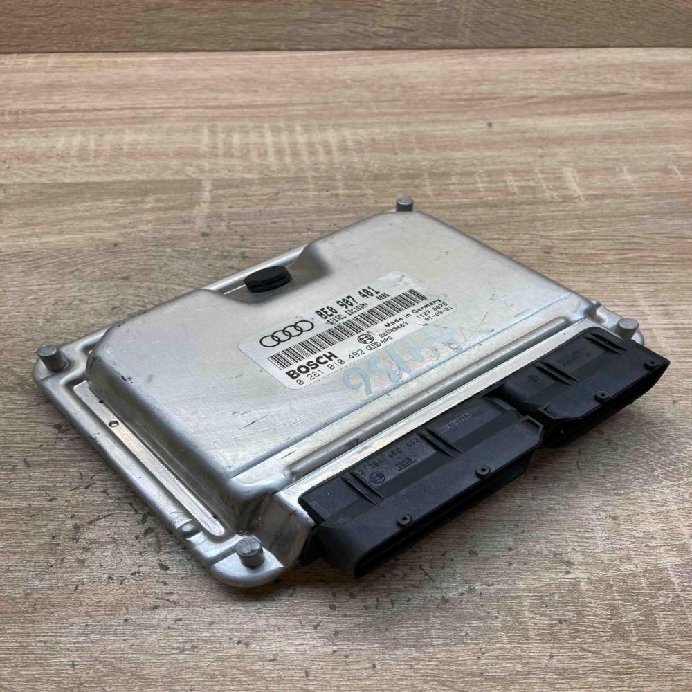 8E0907401 0281010492  Engine control unit/module ECU Audi A4 S4 B6 8E 8H