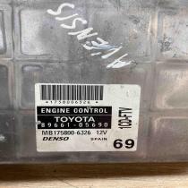89661 05690 MB175800 6326  Engine control unit/module ECU Toyota Avensis T250
