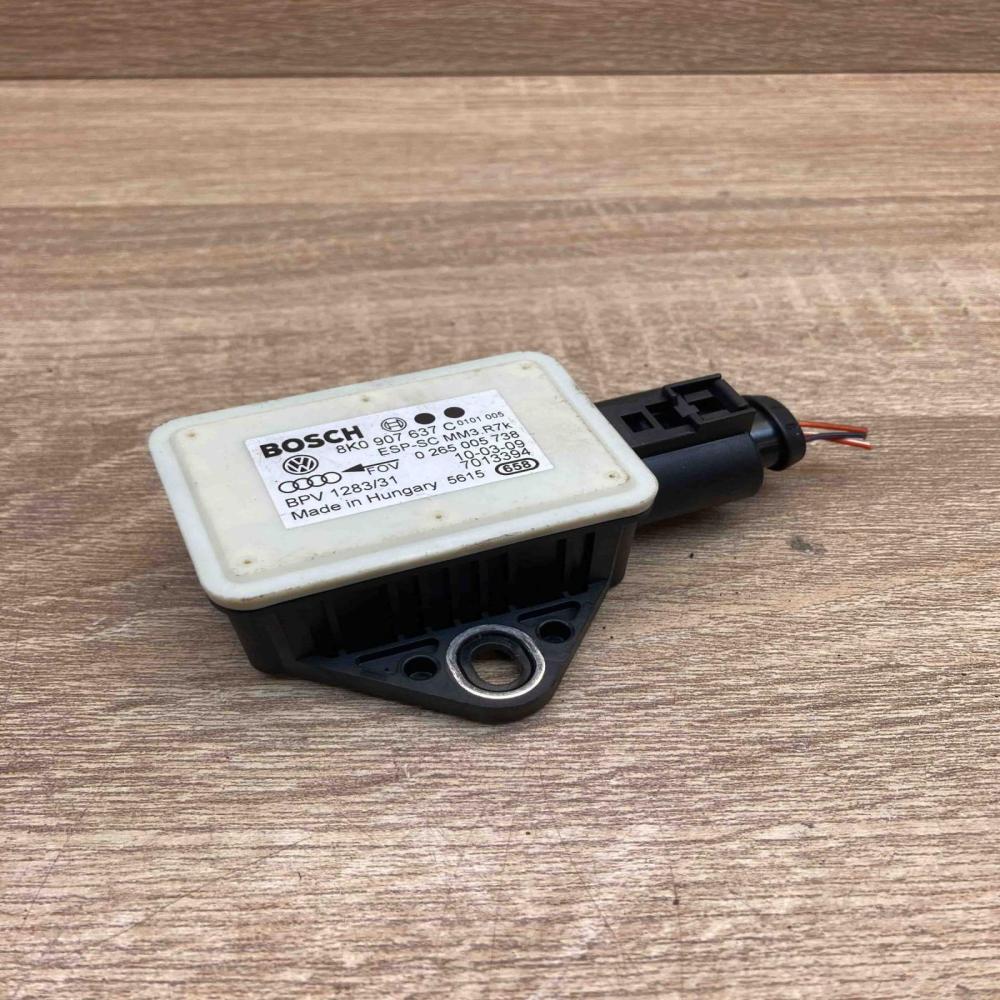 8K0907637C 0265005738  ESP acceleration yaw rate sensor Audi A4 S4 B8 8K