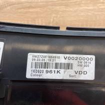 1K0920961K 110 080 247 053 Speedometer (instrument cluster) Volkswagen Golf V