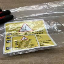 ATTENTION STICKER   Other body part Mercedes-Benz Sprinter W901 W902 W903 W904