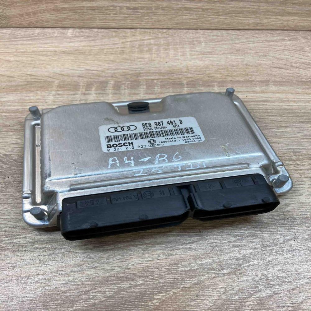8E0907401D 0281010823  Engine control unit/module ECU Audi A4 S4 B6 8E 8H
