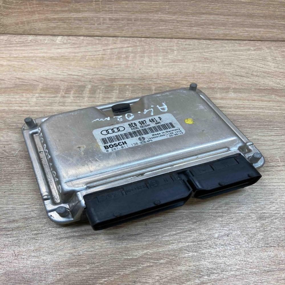8E0907401P 0281011136  Engine control unit/module ECU Audi A6 S6 C5 4B