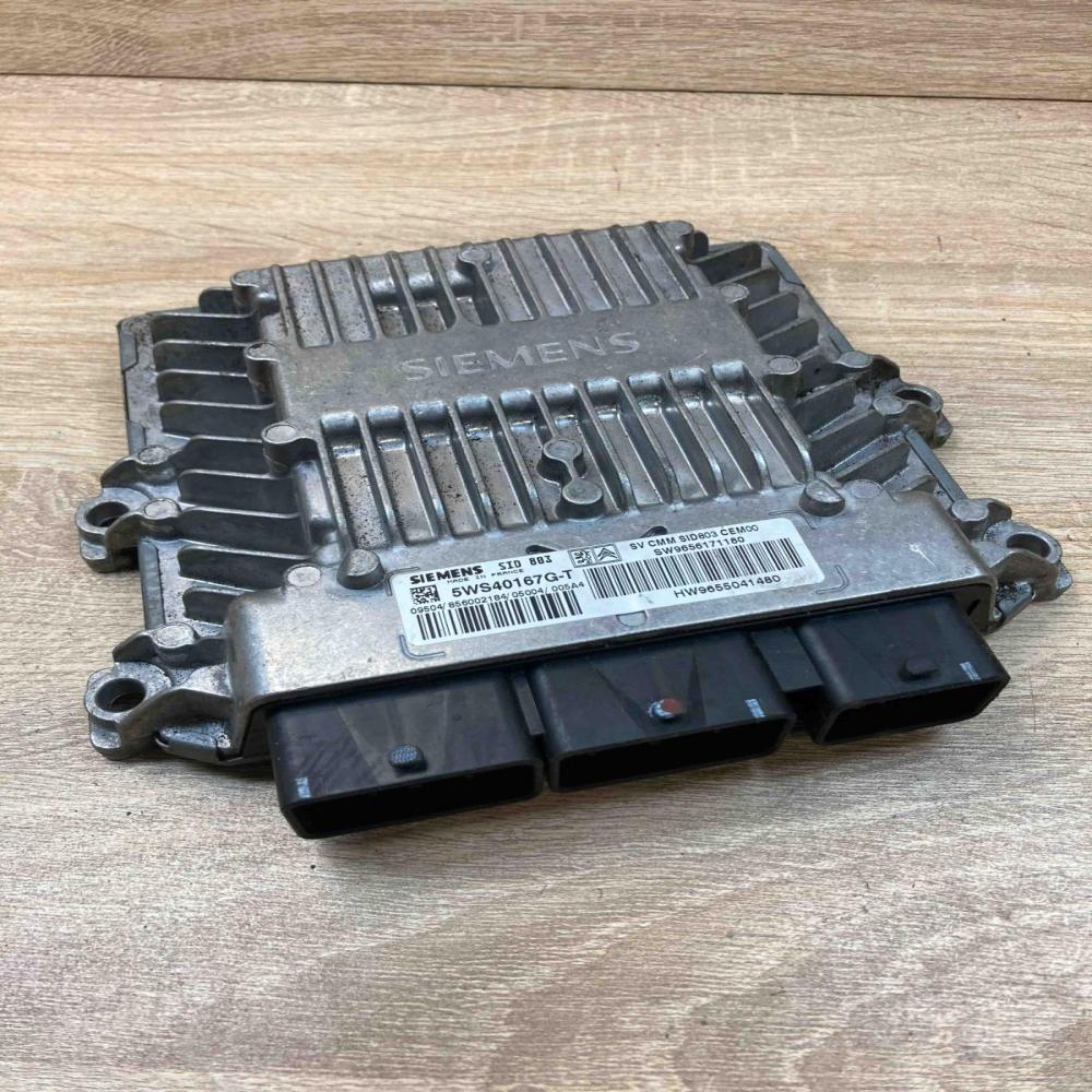 5WS40167G T SW9656171180  Engine control unit/module ECU Peugeot 407