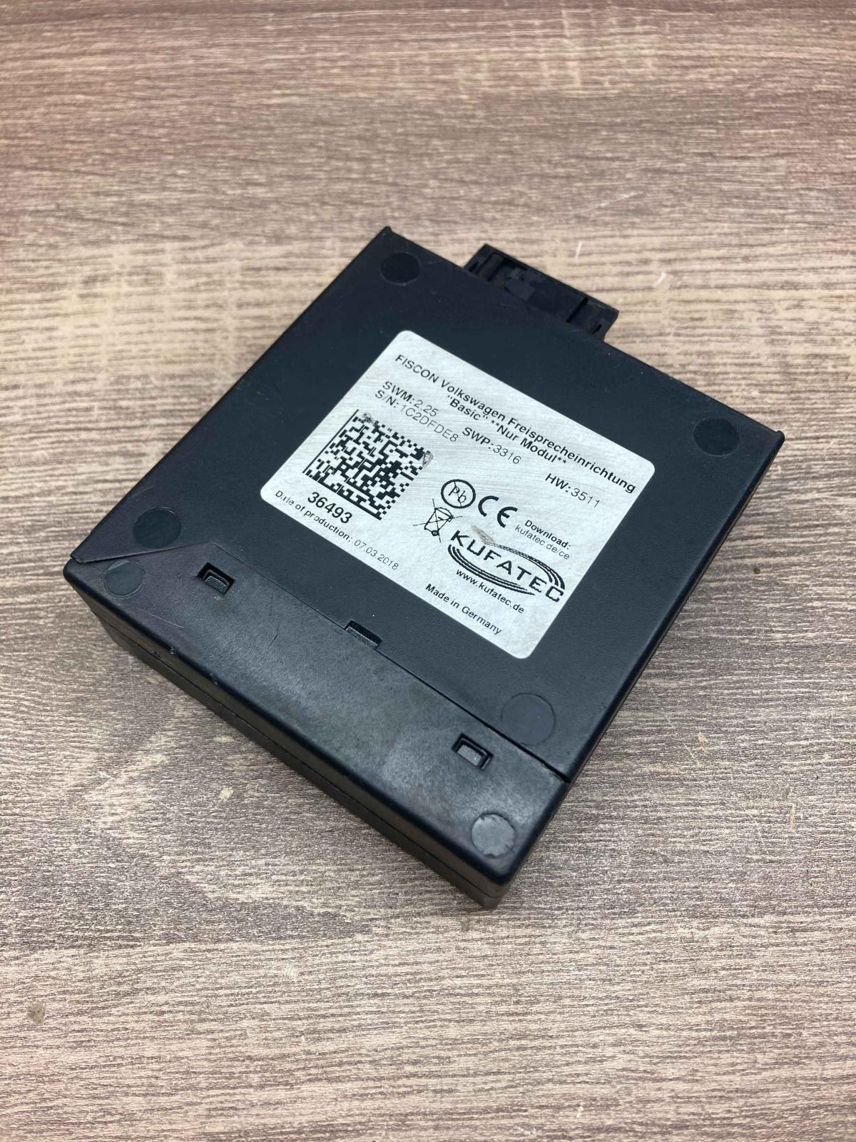 36493 1C2DFDE8  Phone control unit/module Volkswagen PASSAT B5