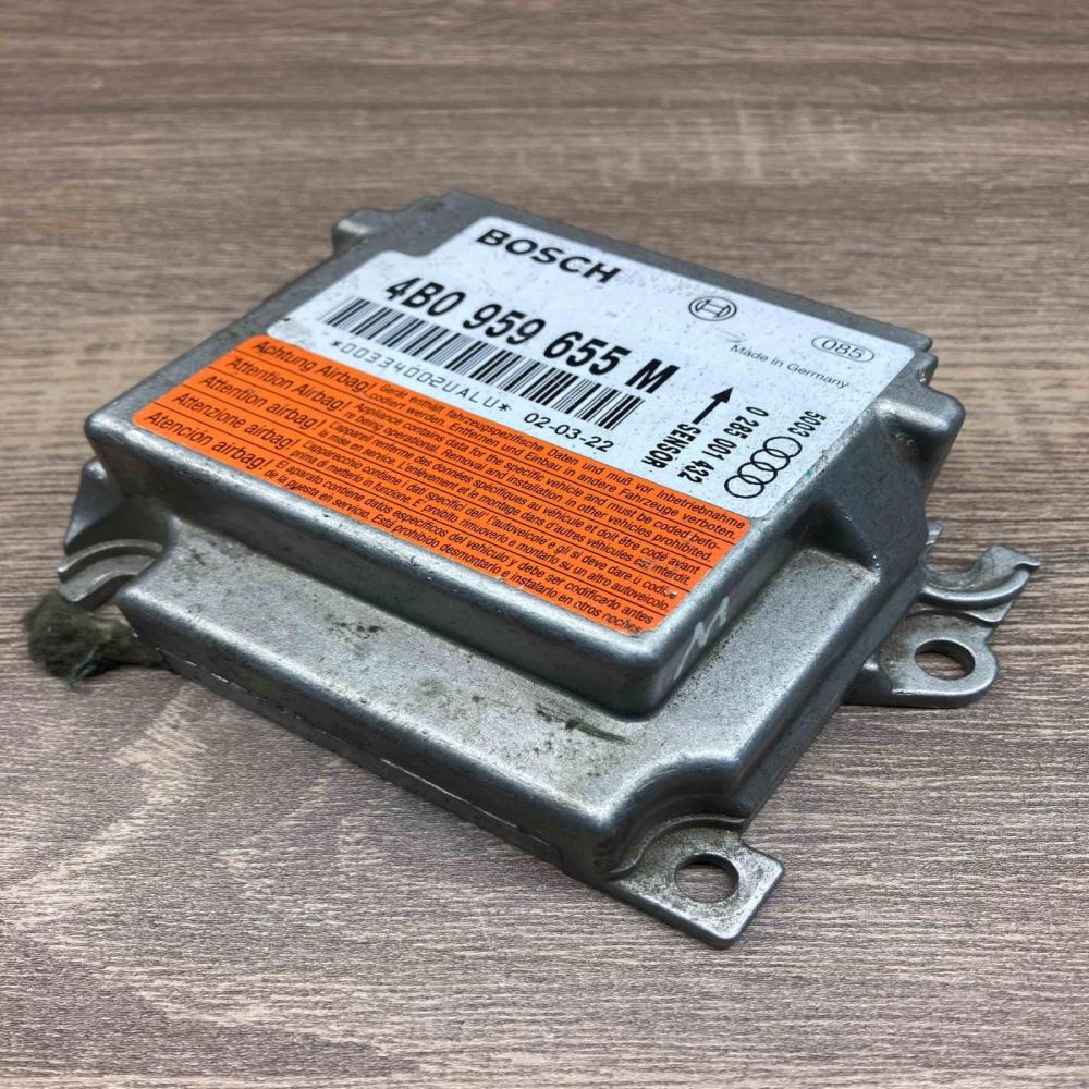 4B0959655M 0285001432 Air Airbag control unit/module Audi A6 S6 C5 4B