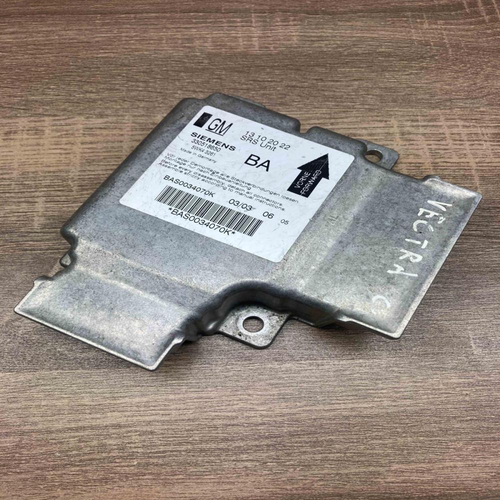 13102022 330518650 BA Airbag control unit/module Opel Vectra C